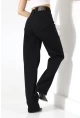 Yüksek Bel Geniş Paça Jean Pantolon