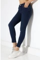 Yüksek Bel Lacivert Skinny Fit Jean Pantolon