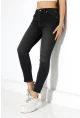 Yüksek Bel Siyah Skinny Fit Jean Pantolon