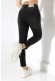 Yüksek Bel Siyah Skinny Fit Jean Pantolon