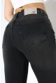 Yüksek Bel Siyah Skinny Fit Jean Pantolon