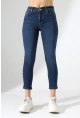 Yüksek Bel Skinny Jean Pantolon