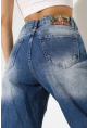 Yüksek Bel Wide Leg Açık Mavi Denim Jean Pantolon
